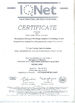 Китай Zhangjiagang ZhongYue Metallurgy Equipment Technology Co.,Ltd Сертификаты